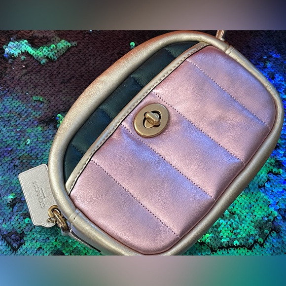 Coach Metallic Lavender shoulder bag - Picture 2 of 5